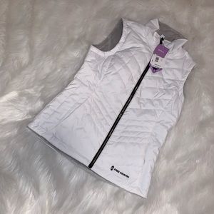 White winter vest *NEW WITH TAGS*